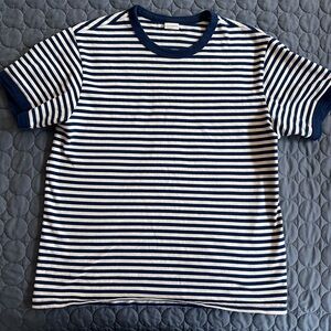 Navy Striped Men's Tee